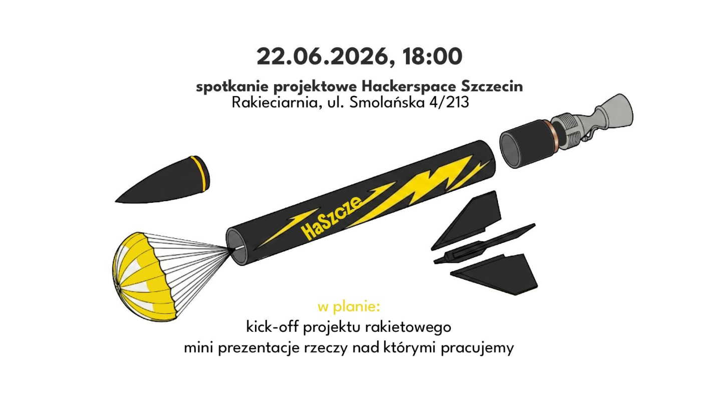 Spotkanie projektowe Hackerspace Szczecin - kick-off projektu rakiety